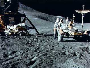 APOLLO 15, LM und Rover